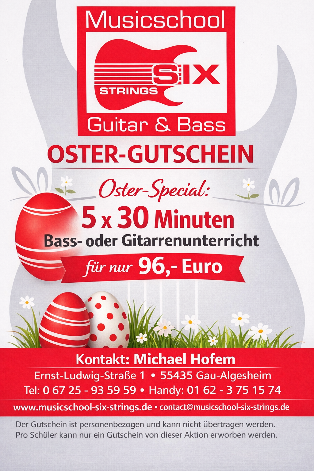 Gutschein Ostern 2026